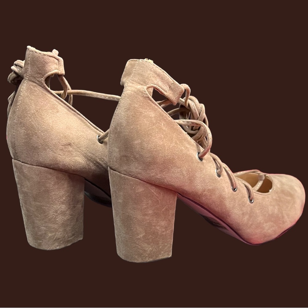 NWT Chase + Chloe block heal βballetβ pumps. Size 9 π©°π - Picture 3 of 6